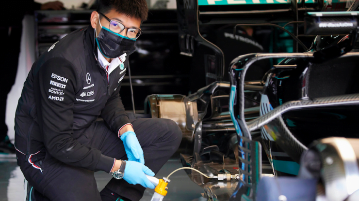 En De Liow antara individu penting yang memastikan kelancaran teknikal pasukan AMG Petronas F1