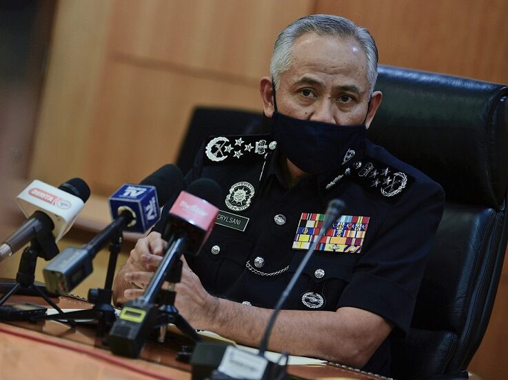 Ketua Polis Negara Tan Sri Acryl Sani Abdullah Sani. - Foto ihsan Malay Mail