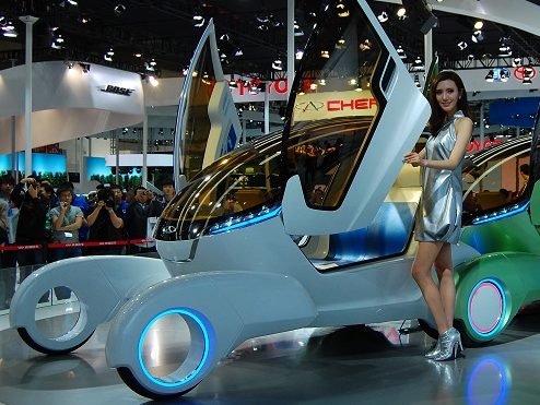 Salah sebuah kereta konsep dihasilkan syarikat pengeluar kenderaan dari China, Chery. - Foto ihsan Wikipedia / Golgo