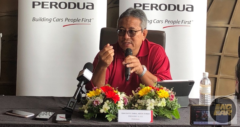 Presiden dan Ketua Pegawai Operasi (CEO) Perodua, Datuk Zainal Abidin Ahmad mengakui Alza masih mempunyai peminat tersendiri. - Foto oleh Engear