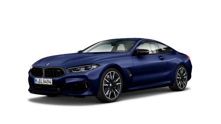 01. The New M850i xDrive Coupé MY Edition in Frozen Tanzanite Blue w. Ivory White