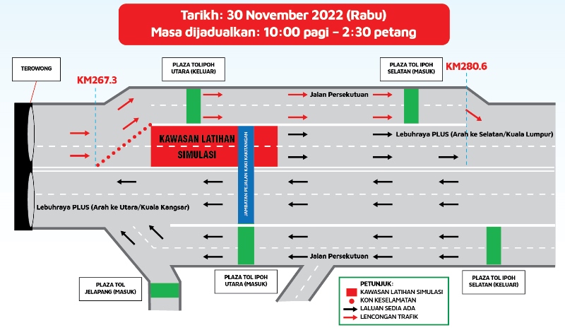Map Emergency Simulation Exercise For Action (30 Nov 2022)