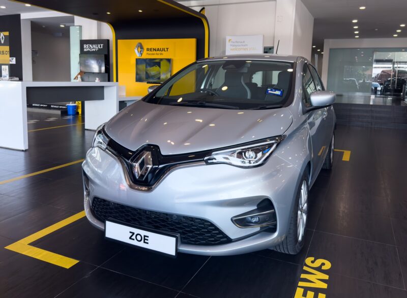 New Renault Zoe in flagship showroom