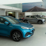 The BYD SISMA Auto Sales Showroom can display up to 9 vehicles