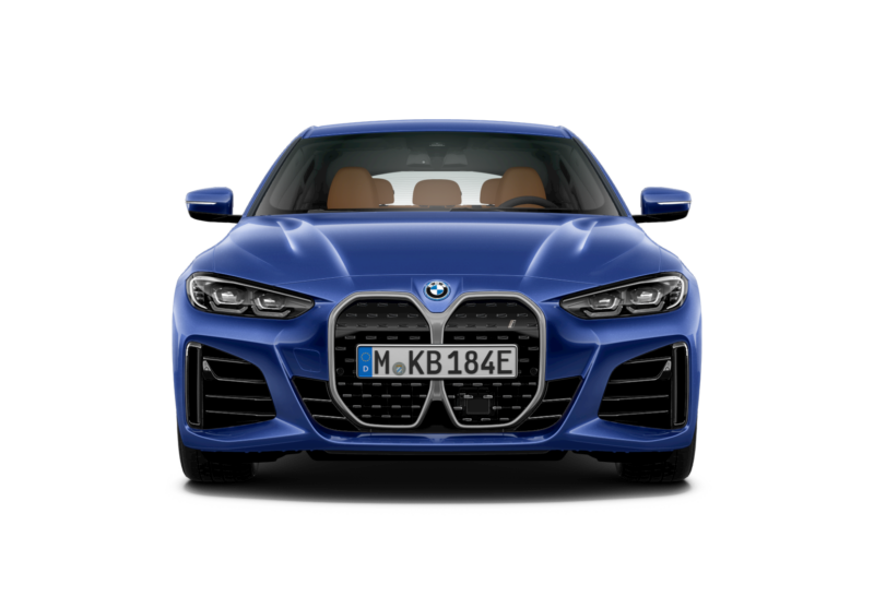 01. The New BMW i4 eDrive35 M Sport M Portimau Blue Sensatec Cognac