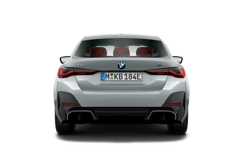 05. The New BMW i4 eDrive35 M Sport M Brooklyn Grey Sensatec Tacora Red