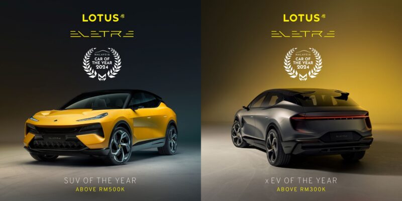 Lotus Eletre raih dua kategori dalam anugerah Malaysia Car of the Year 2024