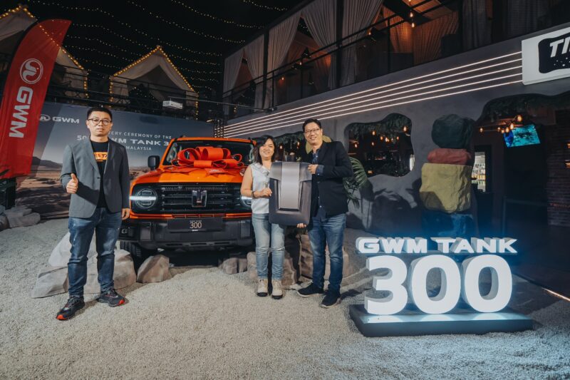 GWM Malaysia rai penyerahan Tank 300 yang ke-500