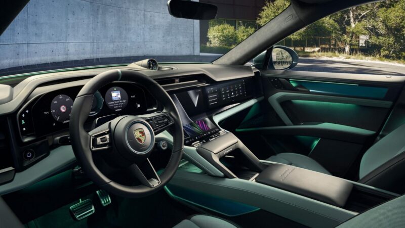 Porsche Cayenne S Electric interior