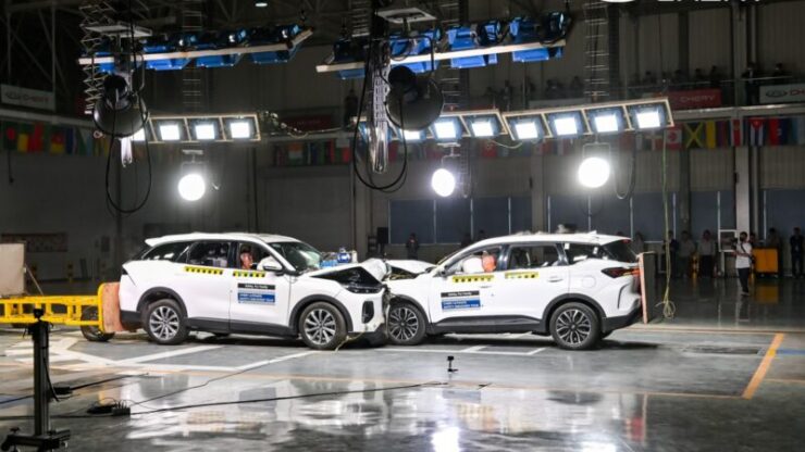 Ujian pelanggaran Chery Tiggo