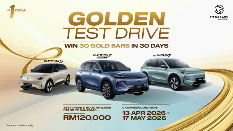 Golden Test Drive Proton e.MAS