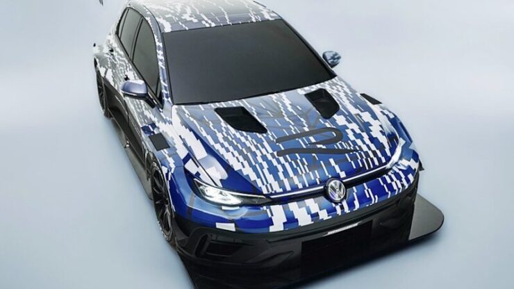 Volkswagen Golf R 24H show car sebagai kereta demontrasi