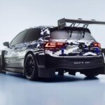 Spoiler tinggi Golf R 24H untuk daya mendap