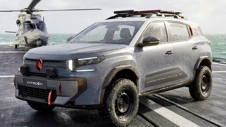 Depan Citroën C3 Aircross Marine Nationale