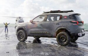 Belakang Citroën C3 Aircross Marine Nationale