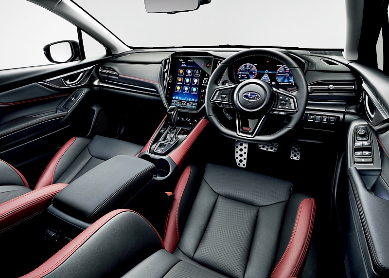 Bahagian dalaman Subaru Levorg