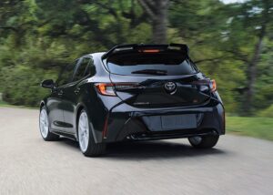 Gambar belakang Toyota Corolla Hatchback 2027