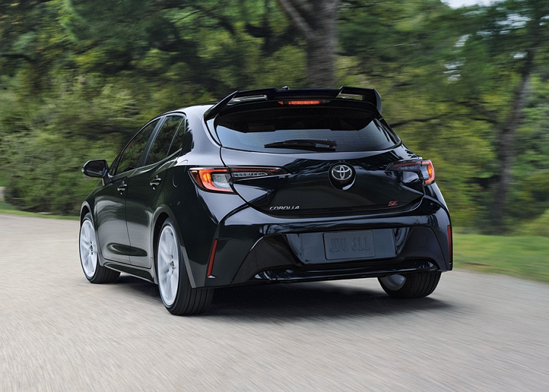 Gambar belakang Toyota Corolla Hatchback 2027