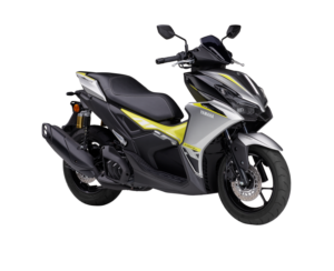 Bahagian depan Yamaha AEROX ABS 2026 Jepun