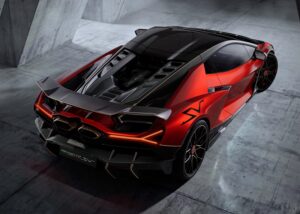 Gambar belakang Lamborghini Revuelto SV