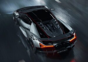 Gambar belakang Lamborghini Revuelto SV
