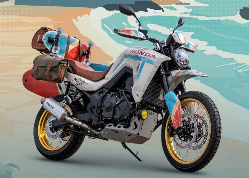 Gambar sisi Honda XL750 Transalp Ocean Nomad 2026