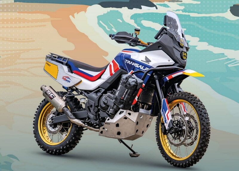 Gambar sisi Honda XL750 Transalp Saharja 2026