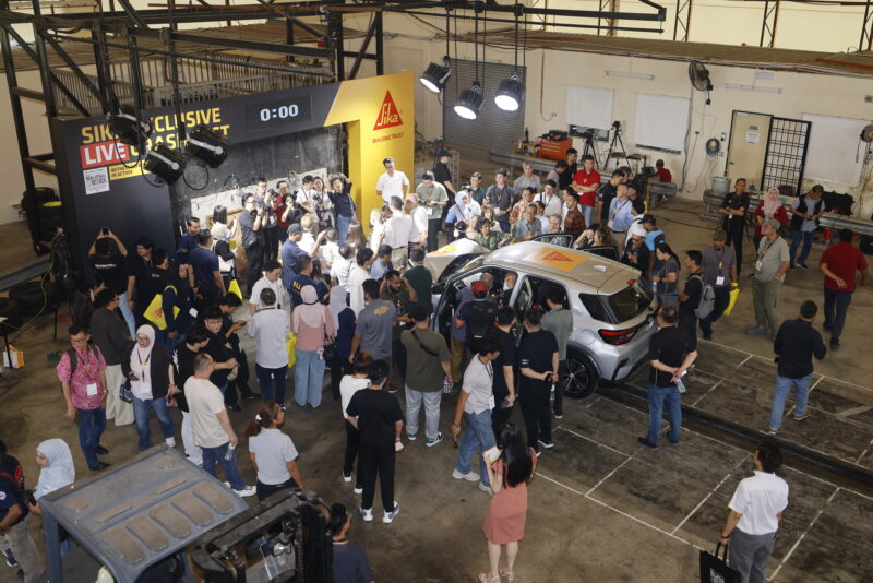 Sika jalankan ujian rempuhan cermin hadapan automotif pertama secara langsung di Malaysia