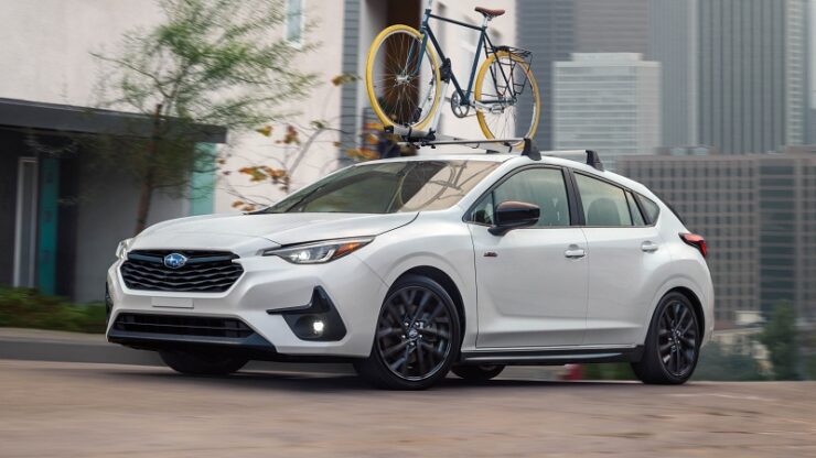 Gambar depan dan sisi Subaru Impreza RS 2027