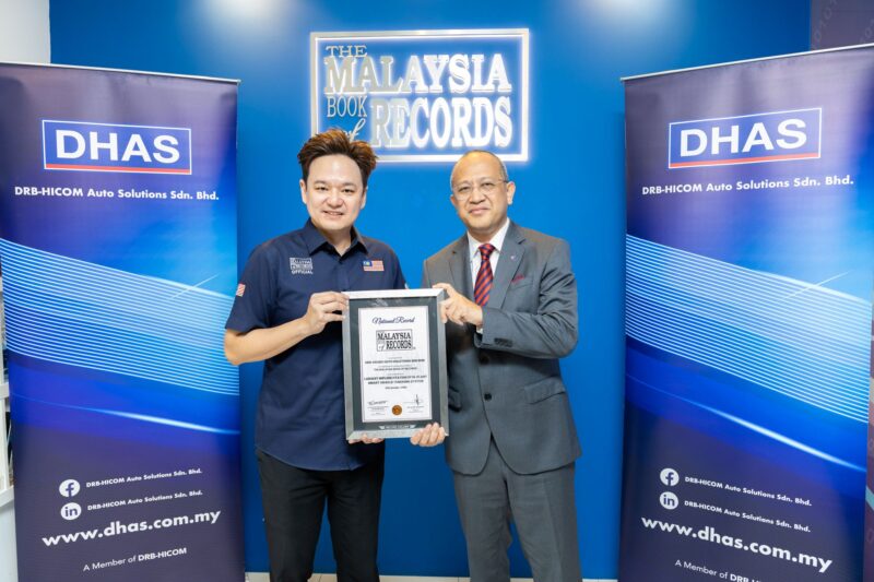 DHAS raih pengiktirafan Malaysia Book of Records menerusi sistem penjejakan kenderaan pintar