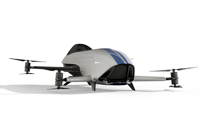 Gambar depan pesawat Airspeeder