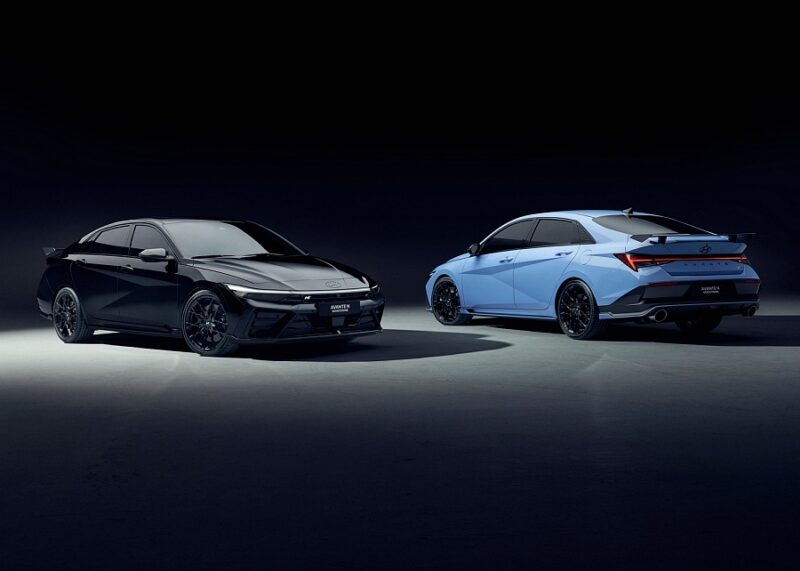 Gambar depan dan belakang Hyundai Avante N Monochrome 2027