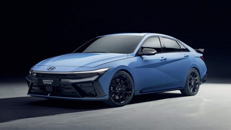 Gambar depan Hyundai Avante N Monochrome 2027