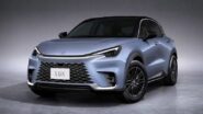 Gambar depan Lexus LBX 2027 Jepun