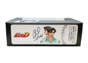Gambar belakang kotak model skala Mazda RX-7 Initial D