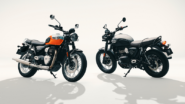 Gambar depan dan belakang Triumph Bonneville T40 dan T40 Black 2027